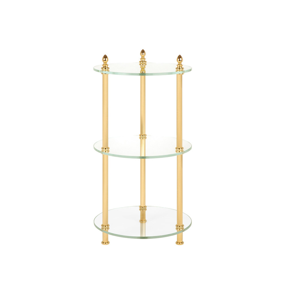 FS01-6121 FS01-6121 Геридон круглый, рифленый GUERIDONS Cristal & Bronze GUERIDONS  - Вид №1