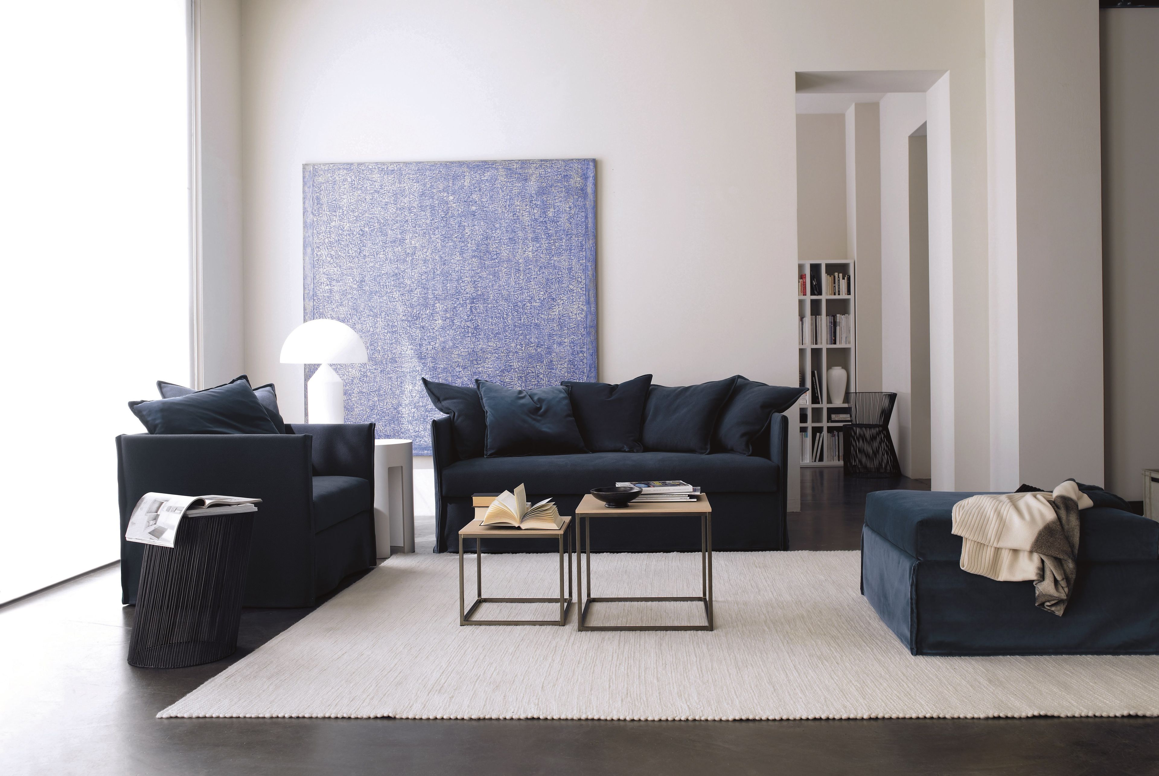 Одноместный диван-кровать из ткани Meridiani ARCH-00087192 - Вид №2