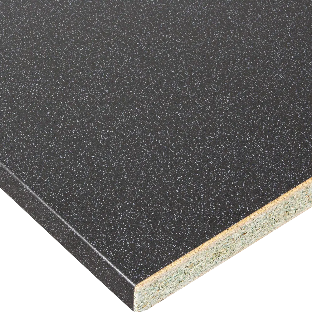 Столешница Блэк 300x3.8x60 см ЛДСП цвет чёрный Santreyd STLM-2061007 - Вид №1