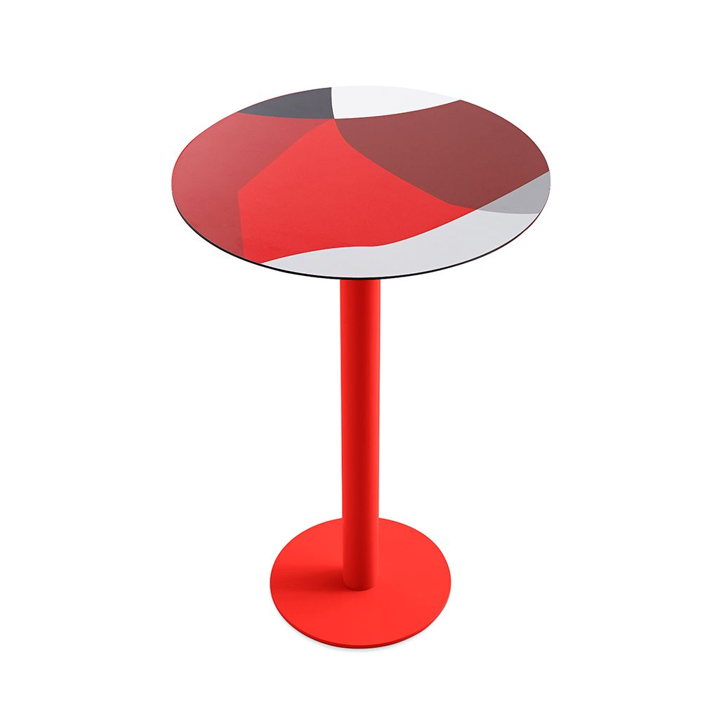 Высокий круглый ламинированный стол Diabla Abstrakt Mona ARCH-00140339 - Вид №18
