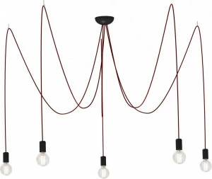 Подвесная люстра Nowodvorski Spider 6790 NOWODVORSKI SPIDER RED 186525 Красный