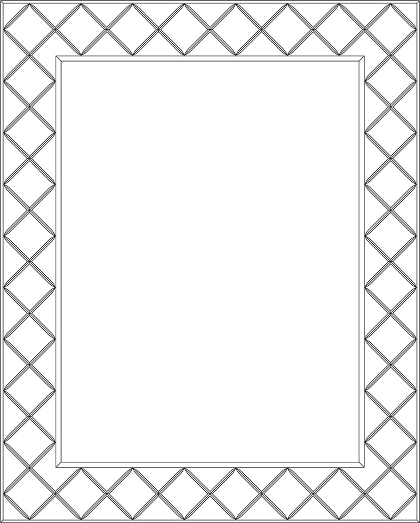 BY 5004 Зеркало с гравировкой EVOFORM Florentina - Вид №1