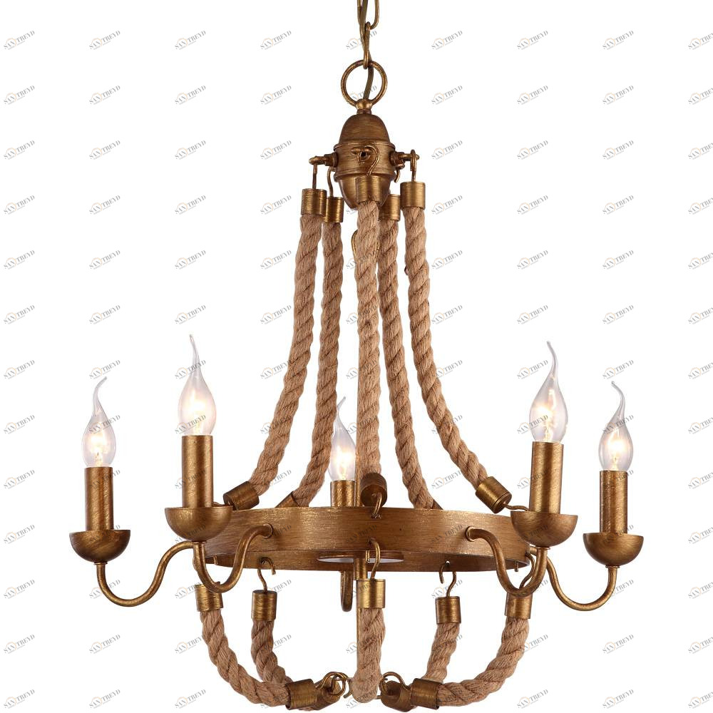Подвесная люстра Arte Lamp Amaca A8957LM-5BZ ARTE LAMP ДИЗАЙНЕРСКИЕ, AMACA 056527 Бронза 