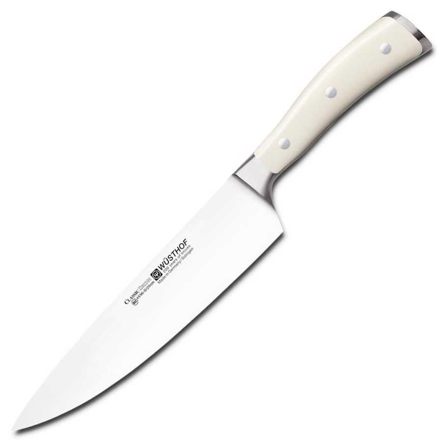 Набор кухонных ножей Ikon Cream White на деревянной подставке. 9 шт WUESTHOF W9874 - Вид №6