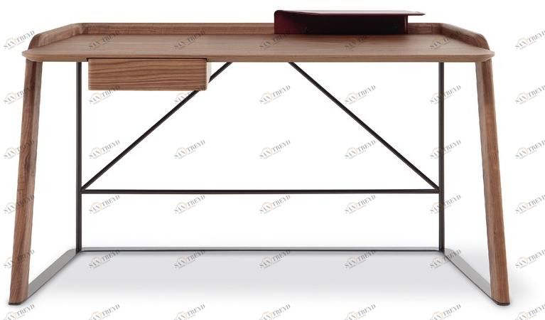 Bonaldo Письменный стол из дерева с ящиками sun-id-1495323