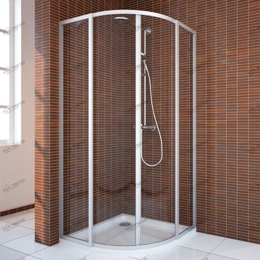 Душевая кабина 110x110 GK-401 стекло прозрачное GUTEWETTER PRACTIC ROUND 110X110GK401