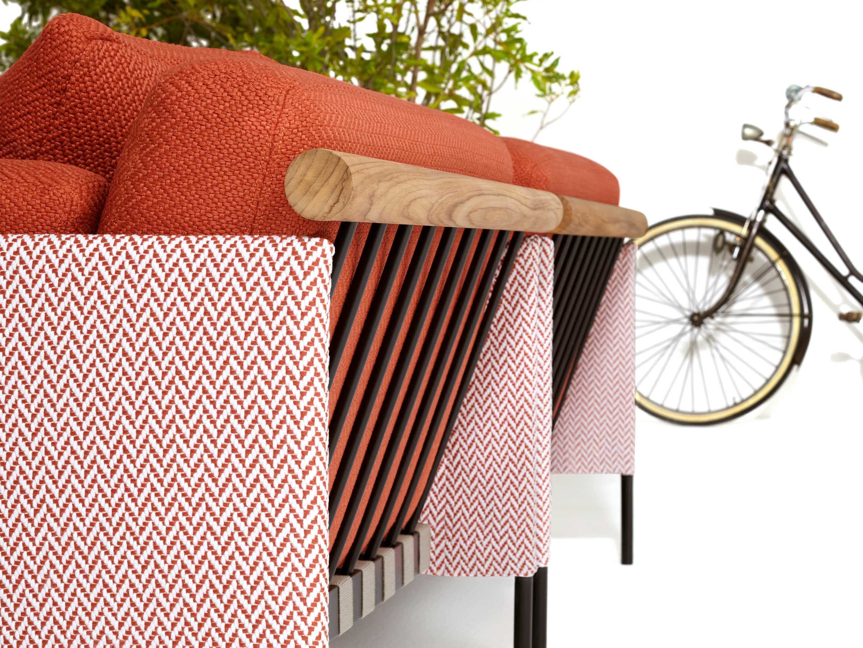 Съемное тканевое садовое кресло с подлокотниками DE PADOVA Étiquette Outdoor ARCH-00116731 - Вид №4