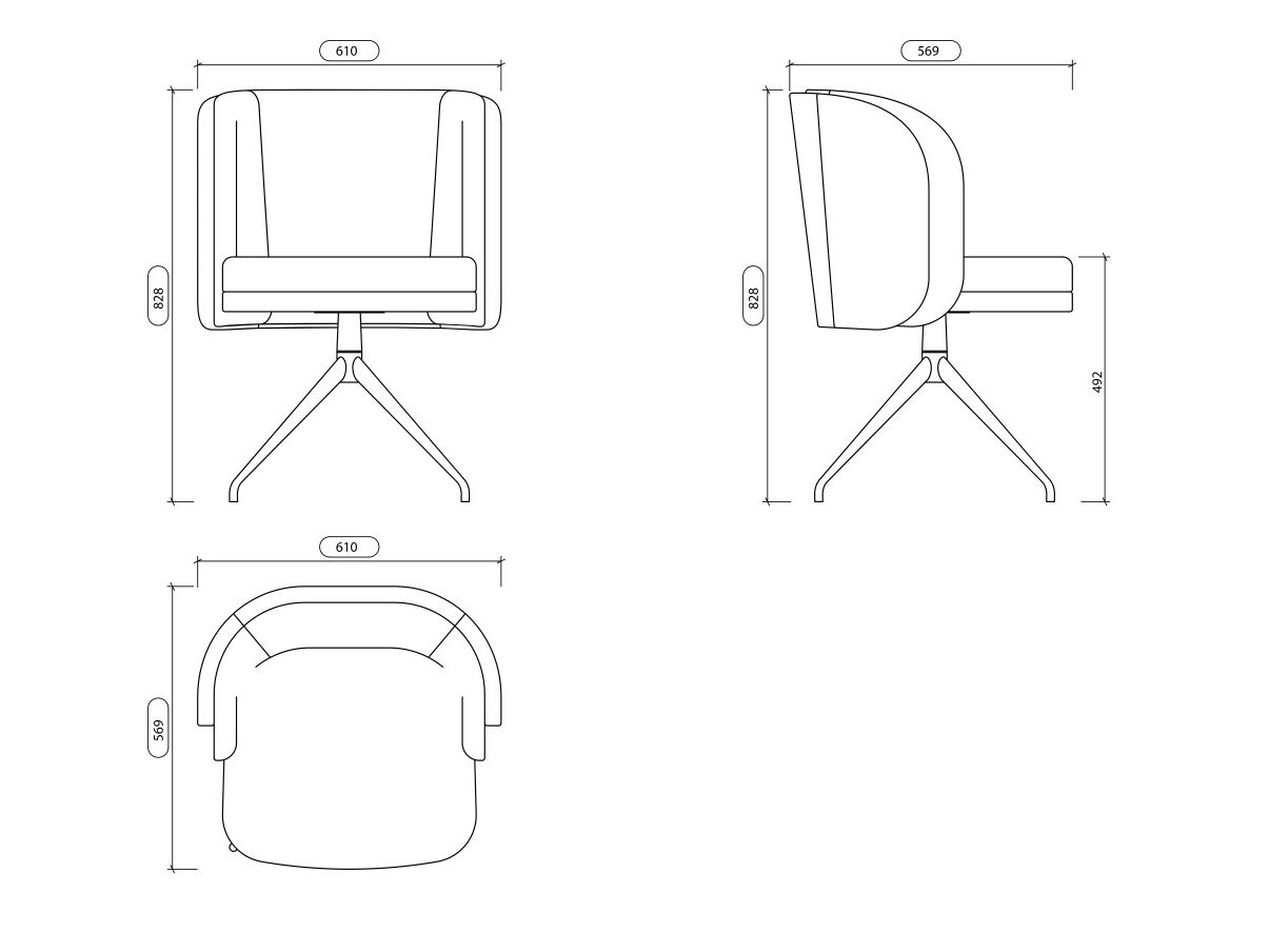 Стул на насесте Laskasas Essence ARCH-00026399 - Вид №5