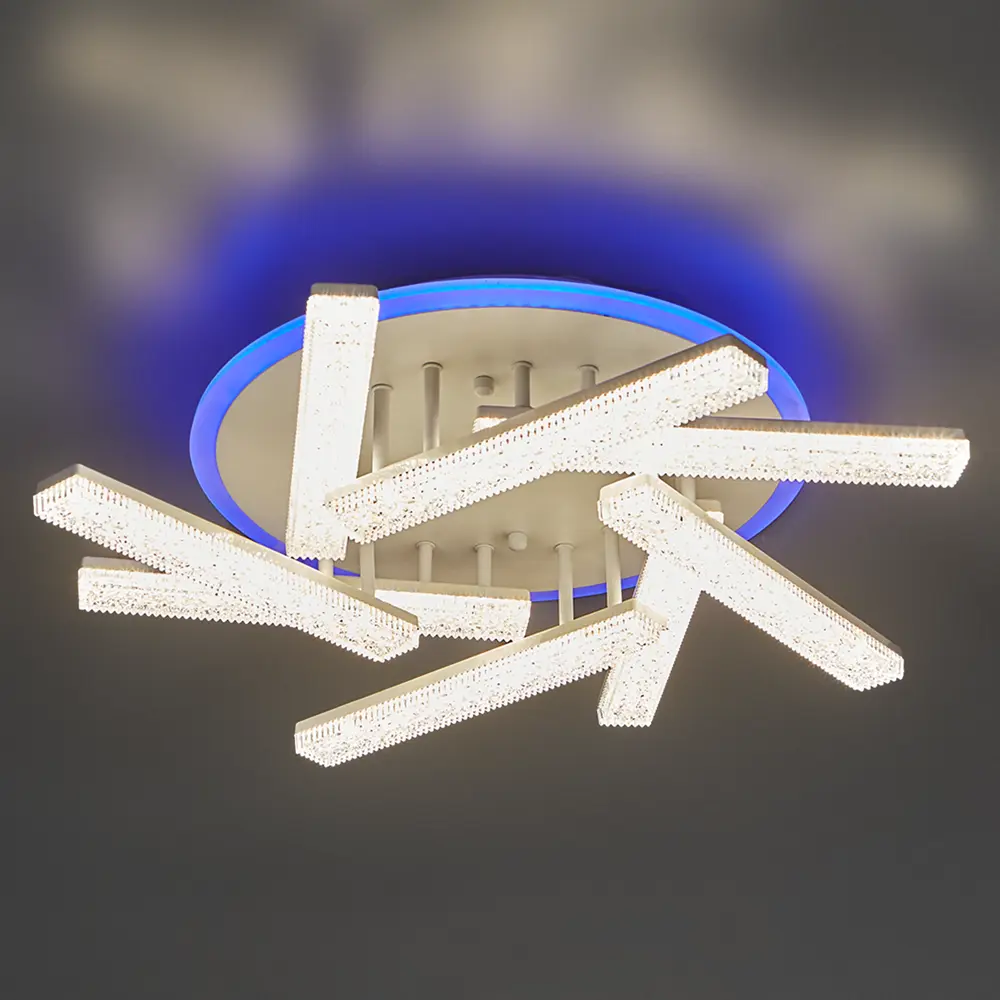 Люстра потолочная De City Оскар 8x10 Вт+22 Вт RGB LED 220 В с пультом управления 88038422 STLM-2001293  - Вид №29