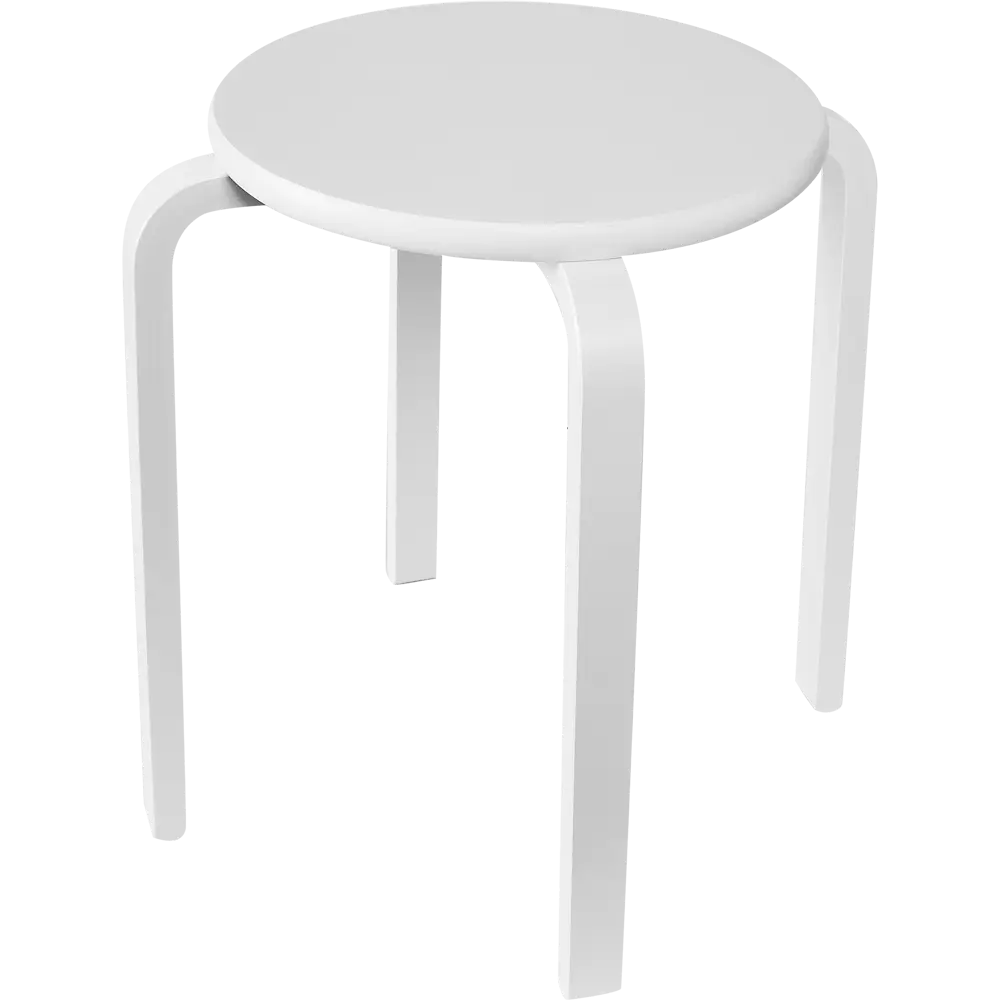 Табурет 45x43.5x40 см дерево цвет белый Santreyd Табурет Фиеста STLM-2091971