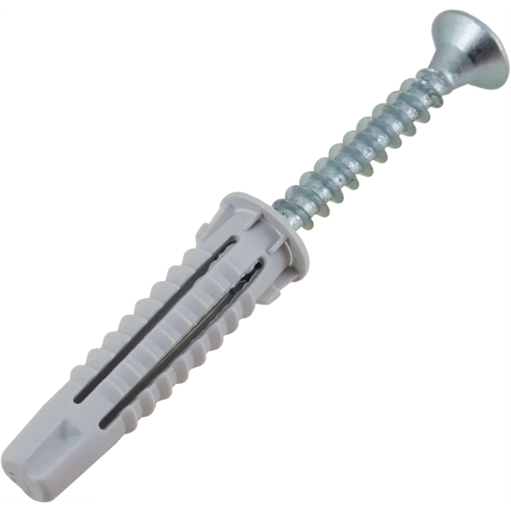 Дюбель-шуруп Standers 6x30 мм нейлон цвет серый 50 шт STLM-2083828 - Вид №2