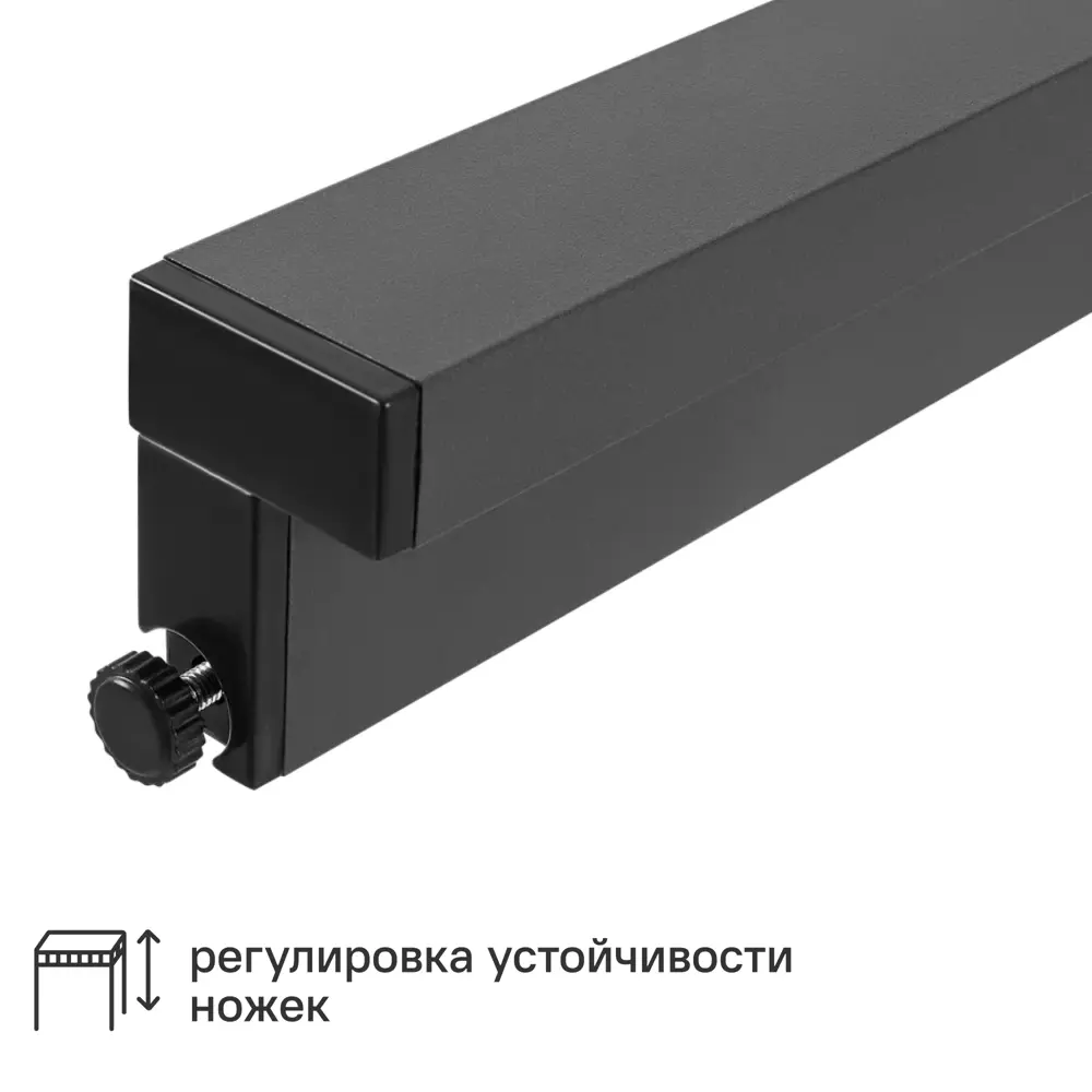 Садовый стол нераздвижной BEGINIA Lyra 160x90 см алюминий серый STLM-2184421 - Вид №5