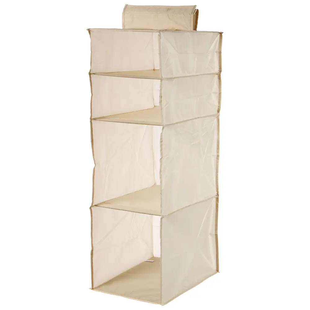 Органайзер подвесной Spaceo 4 полки 30х40х90 см цвет бежевый STLM-2114995 - Вид №1
