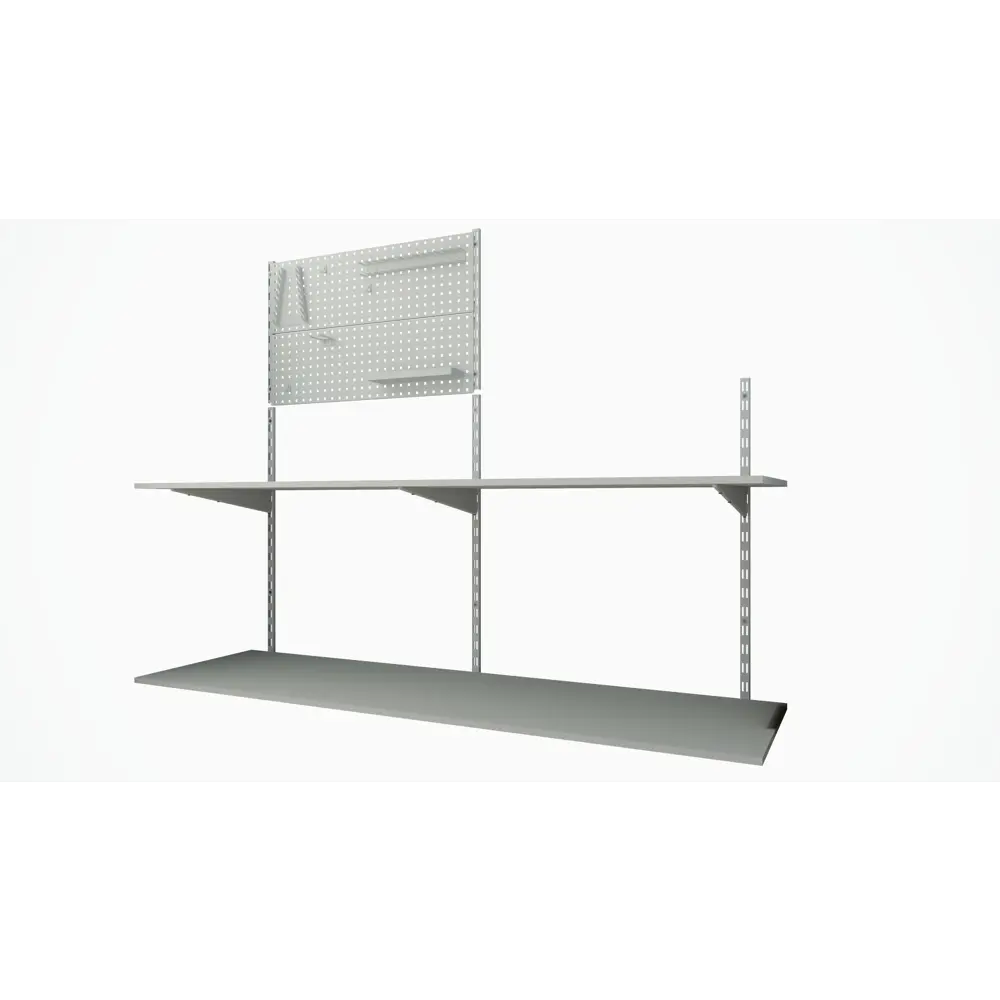 Кронштейн двухрядный KONSENSA 8x1.3 см нагрузка до 25 кг цвет белый STLM-2036504 - Вид №17