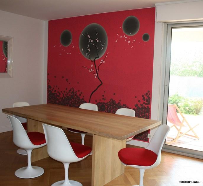 CONCEPTUWALL Уникальная полоса Cerisier sun-id-1453344 - Вид №4