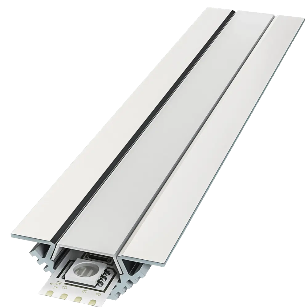 Профиль для светодиодной ленты угловой с креплением 1 м APEYRON STLM-2027970 - Вид №1