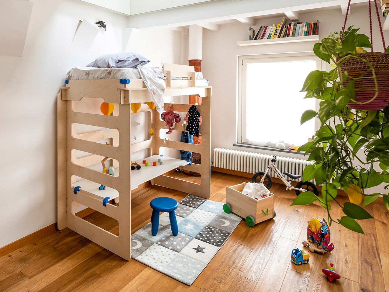 Односпальная кровать-чердак из березы Esposit ForKids ARCH-00149593 - Вид №5