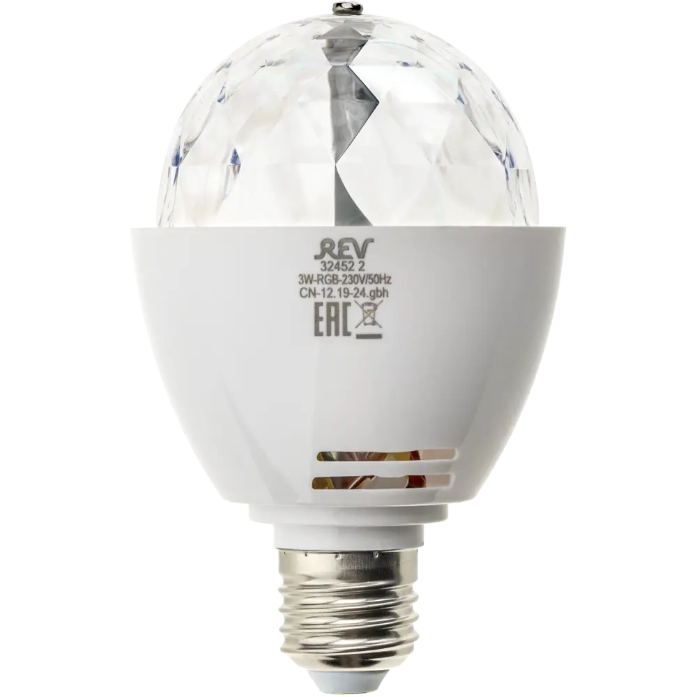 Лампа светодиодная Disco E27 230 В 3 Вт 240 лм, регулируемый цвет света RGB 83823861 STLM-2157800 Santreyd  - Вид №4