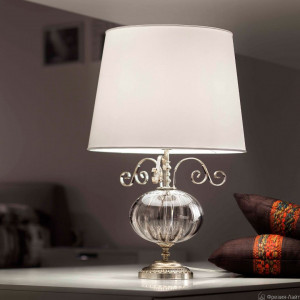 Masiero Antika TL1P P17 Argento Antico/Vet. Fume лампа настольная