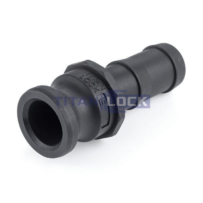 Камлок полипропиленовый тип E, ниппель с хвостовиком 1/2", TL50EPP TITAN LOCK  - Вид №2