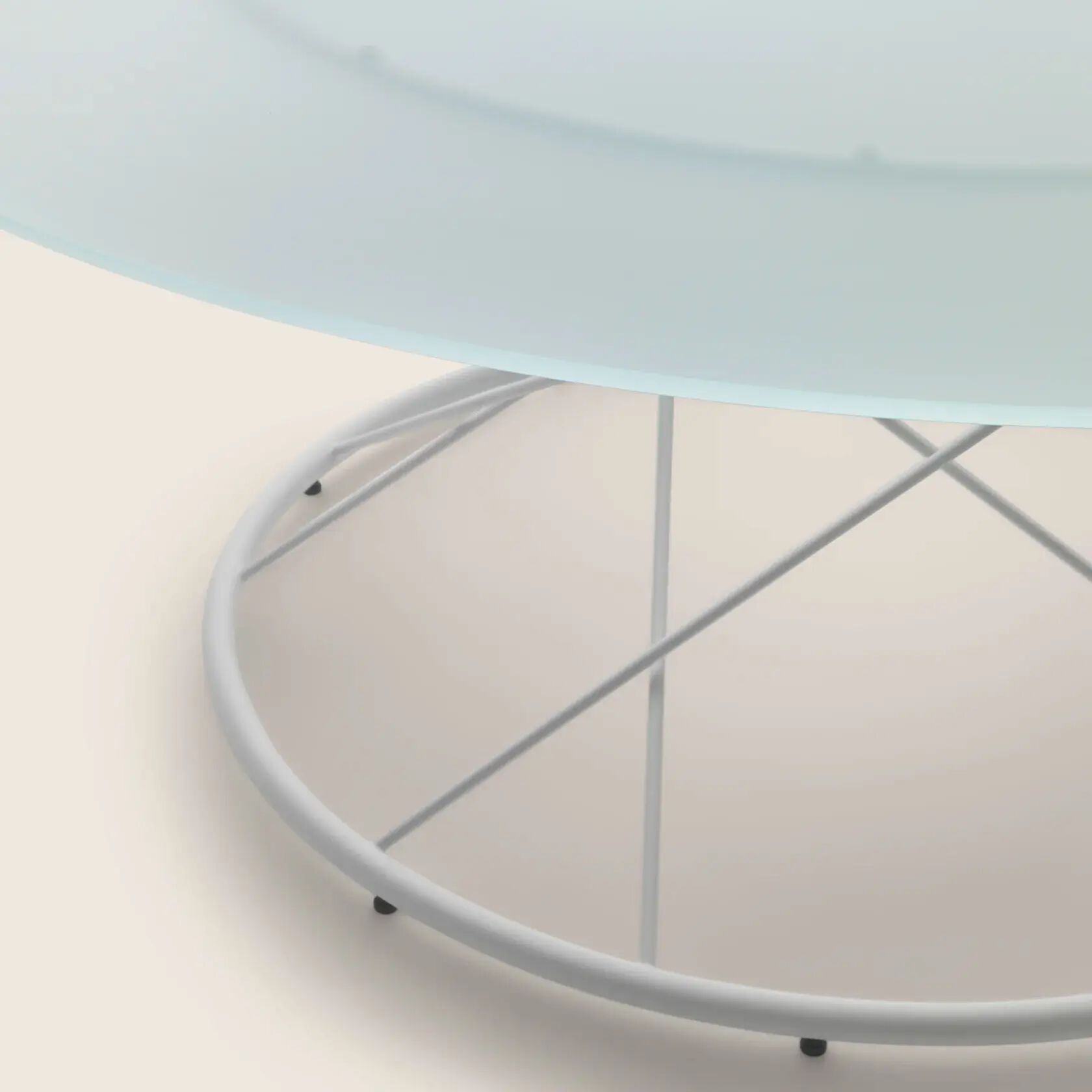 Круглый стальной садовый стол с порошковым покрытием Flexform Torcello Outdoor ARCH-00065802 - Вид №6