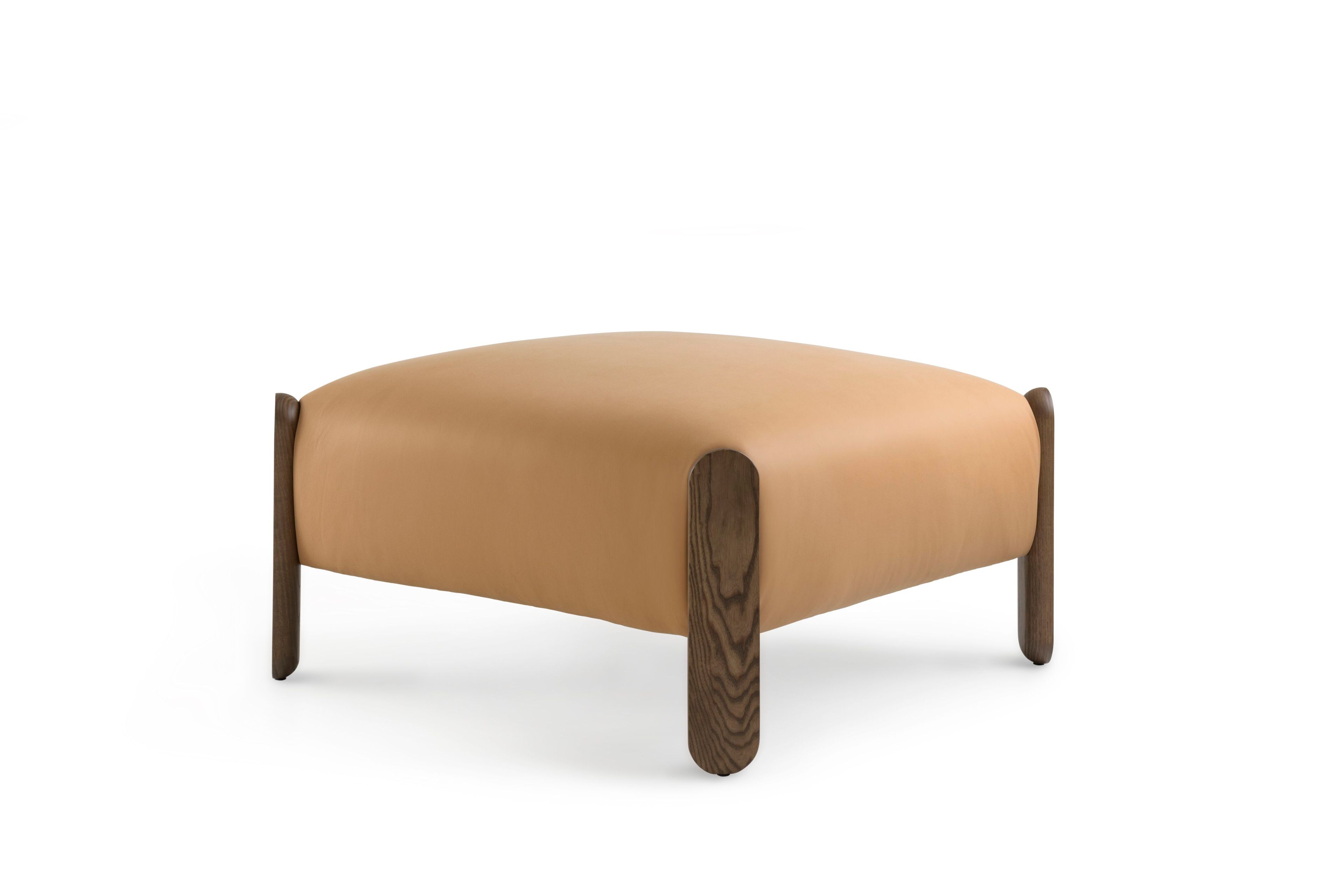 Квадратный пуф из ясеня Billiani Babà Soft ARCH-00005216 - Вид №1