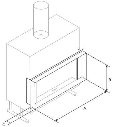 Stûv Настенный стальной дровяной камин в современном стиле Stûv 22 sun-id-1392714 - Вид №1