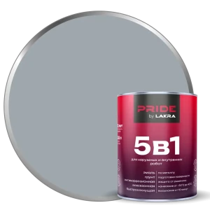 ЛАКРА Грунт-эмаль 5в1 антикоррозийная для металла 0.8 л 89410838