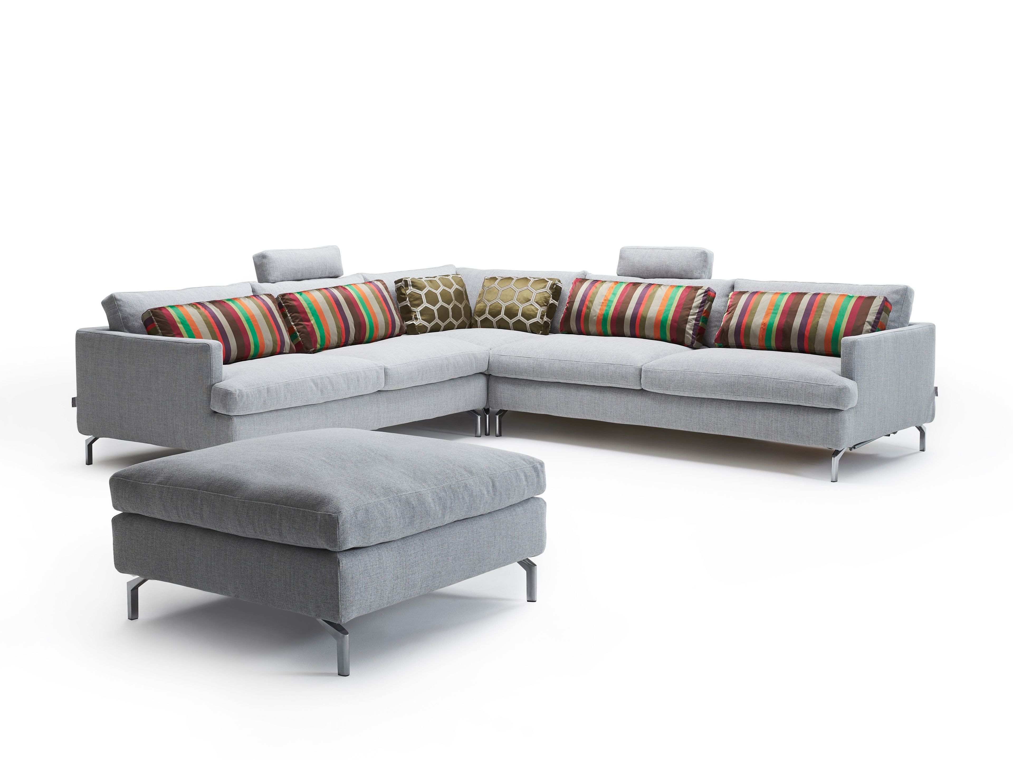 Тканевый съемный модульный угловой диван Milano Bedding DAVE ARCH-00147889