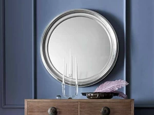 CorteZari Зеркало настенное круглое в раме Charme