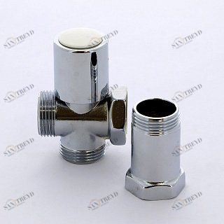 Вентиль ITAP проходной с удлинителем для стиральных машин 3/4"х3/4"х3/4" 23034