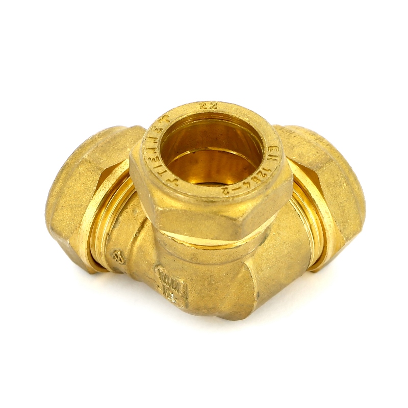 Тройник обжим трехплоскостной TIEMME 22х22х22 1037G222222 - Вид №2