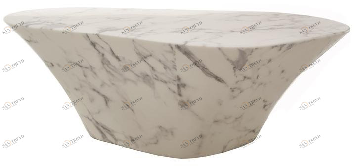 Pols Potten Низкий овальный журнальный столик из мдф  530-010-003 