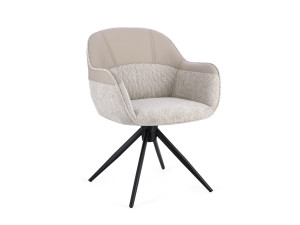 Поворотный стул с подлокотниками