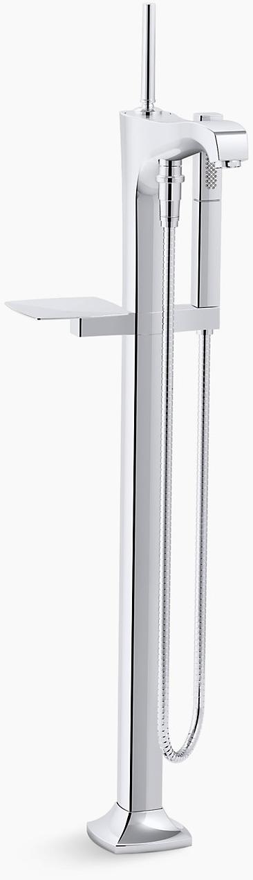 KOHLER Напольная накладка для ванны с ручным душем Margaux K-T97331-4-CP 