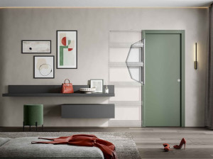 Подрамник для одностворчатой раздвижной двери