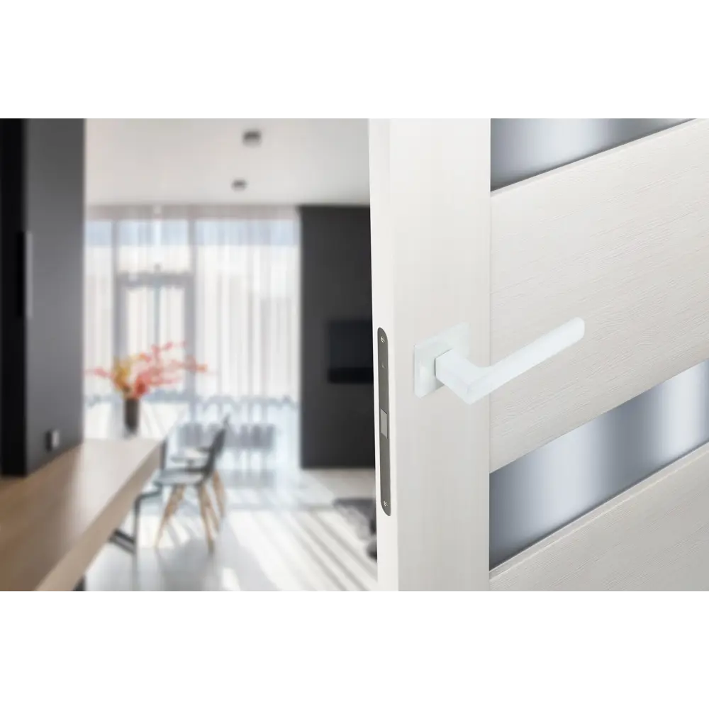 Дверные ручки EDSON EDS-182H-Q2 белые для межкомнатных дверей 85170509 STLM-0897455 - Вид №5