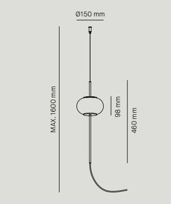 Опаловое стекло светодиодный подвесной светильник Milan Iluminacion Astros ARCH-00099813 - Вид №32