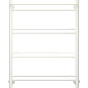 Полотенцесушитель водяной с полкой Сунержа ВПС-51П 80x60 мм нержавеющая сталь 3/4" цвет белый