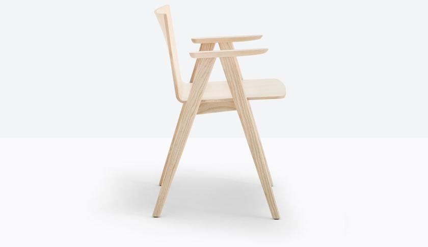 Pedrali Стул ясень с подлокотниками Osaka 2815 - Вид №5