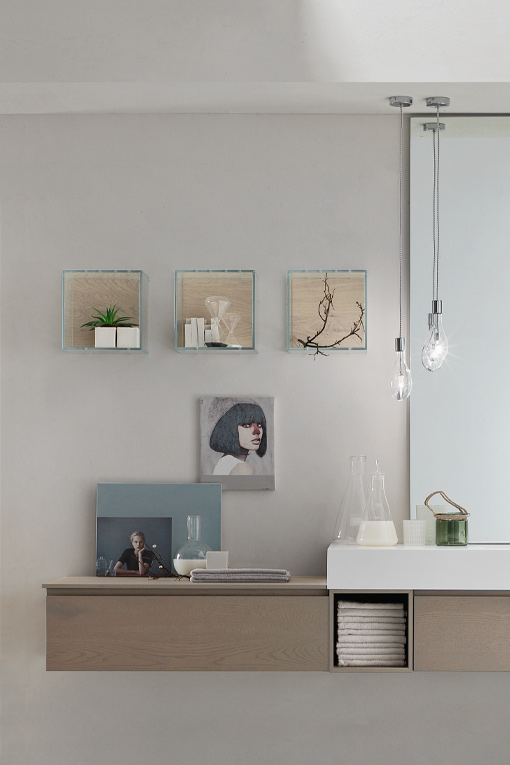 Pensili in metallo Arcombagno Collezione vasche da bango Навесные шкафы и колонки STISR179 - Вид №11