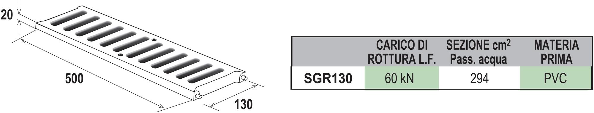 First Corporation Решетка подъездная из ПВХ песочного цвета First plast Sgr130s - Вид №1
