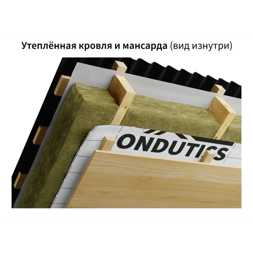 Пароизоляционная пленка ONDUTISS Pro В для внутренней защиты конструкций 87289193 STLM-1538866 - Вид №4