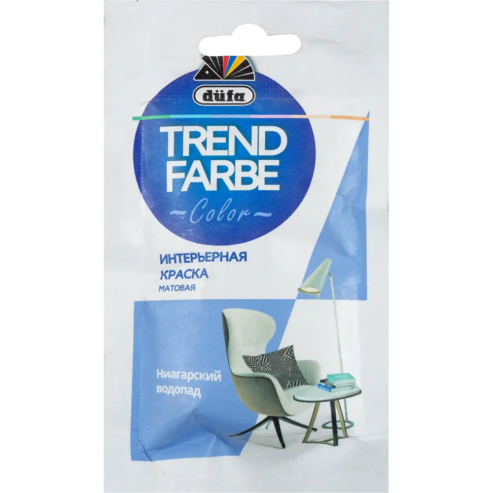 Краска для стен и потолков Trend Farbe цвет Ниагарский водопад 50 мл Dufa STLM-2171393