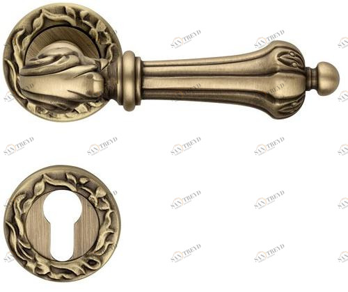 LINEA CALI' Латунная ручка с накладкой в ​​стиле барокко Charme sun-id-1437375