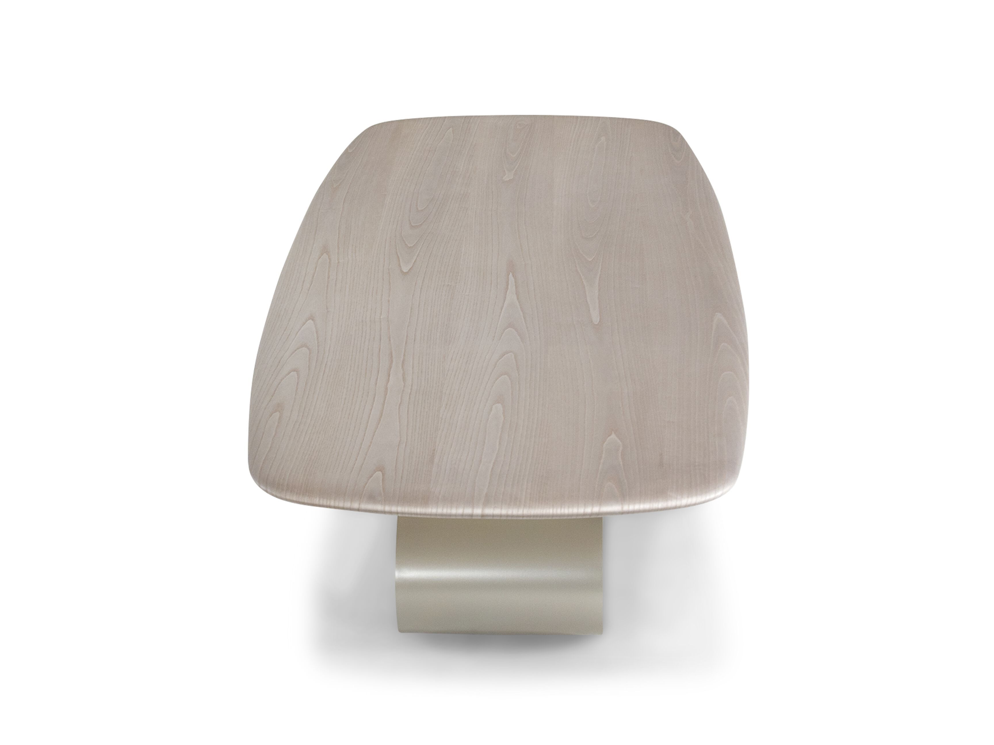 Обеденный стол из стальной бочки с ясенем Natuzzi Italia узел ARCH-00119616 - Вид №4