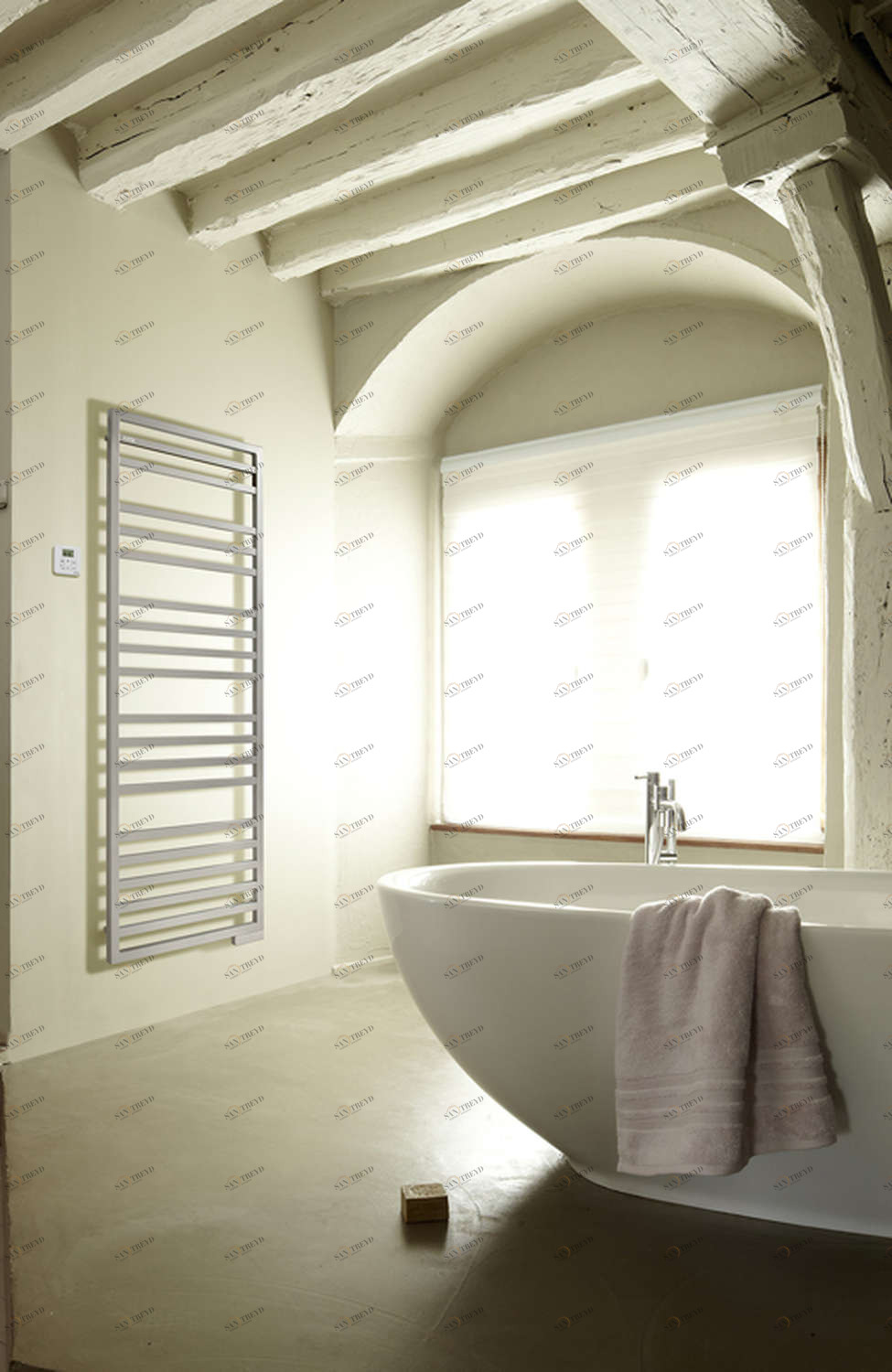 Радиатор Микс AKARI-130-045/GF Kadrane Spa Inox Acova 1283 