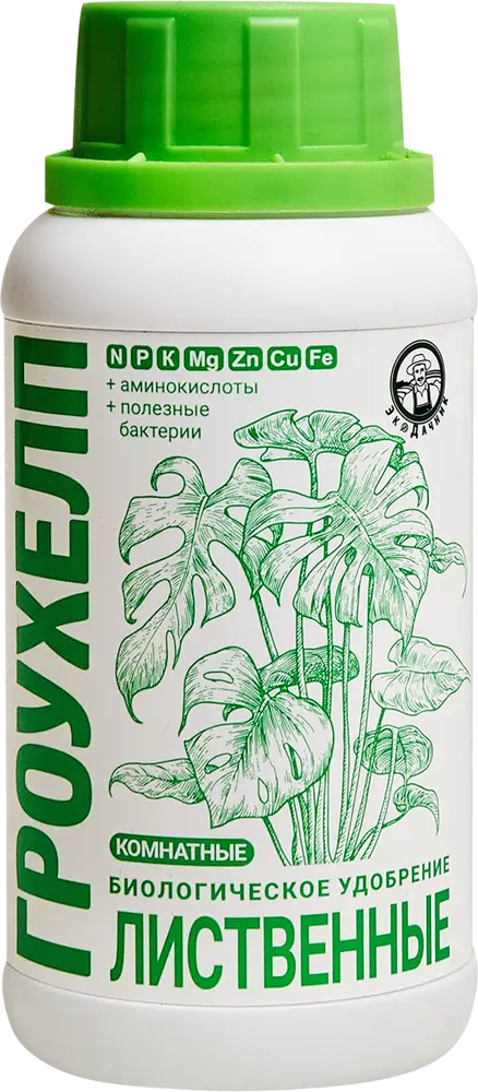 Экодачник GROWHELP — биостимулятор для комнатных растений с янтарной кислотой 86481310