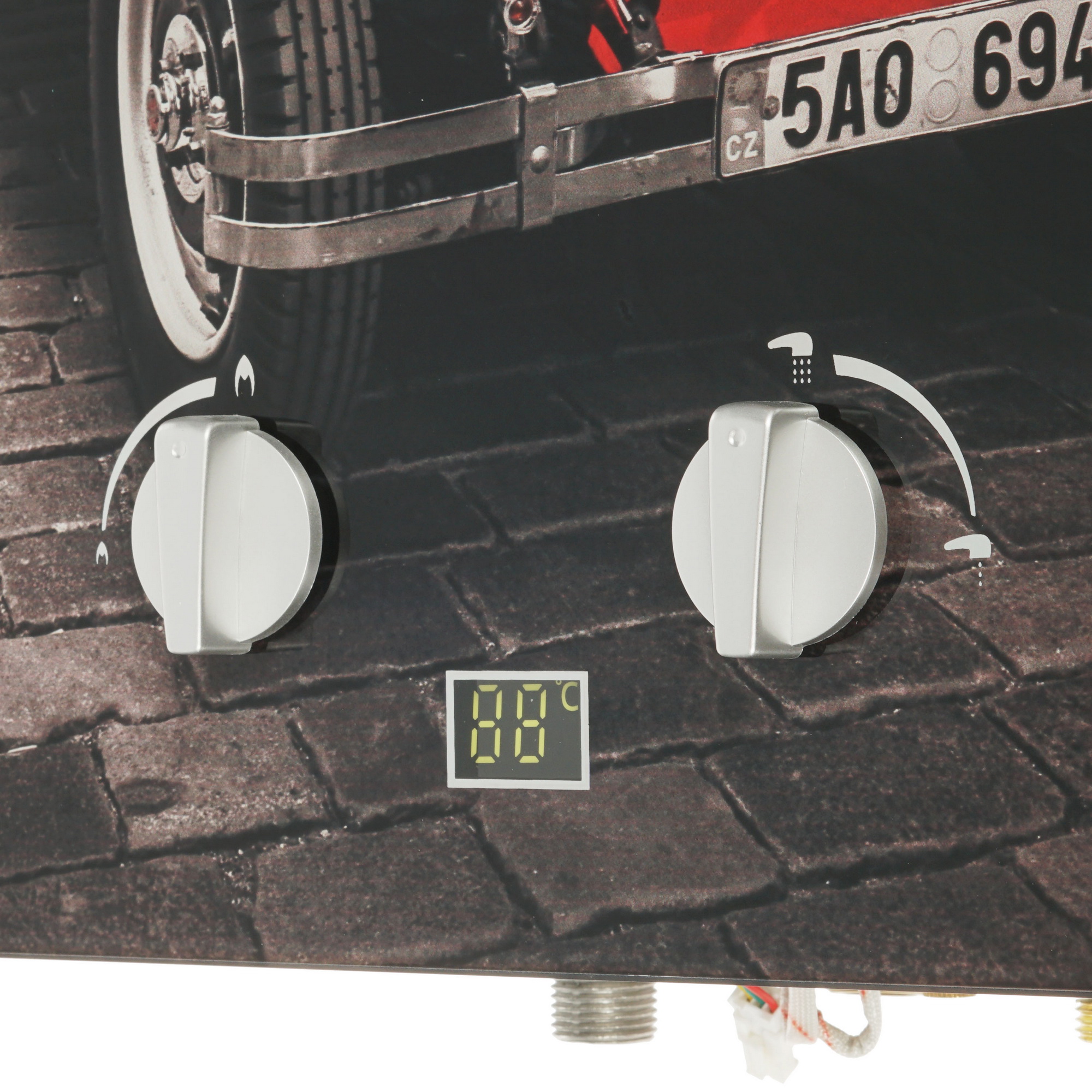 5321831 Водонагреватель газовый Wertrus 10EG RED GLASS STDN-0060659 - Вид №3