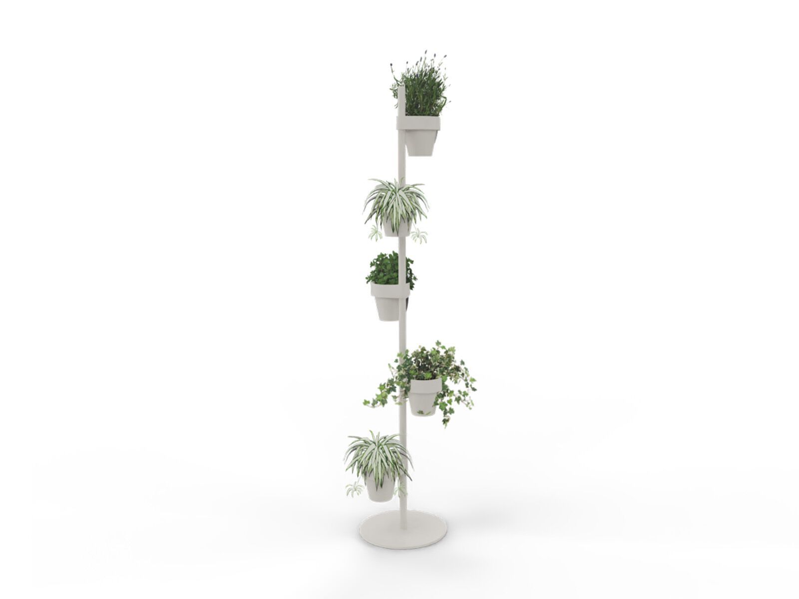 Стальная напольная подставка для горшков с порошковым покрытием Cascando SLIDE ARCH-00051757 - Вид №4